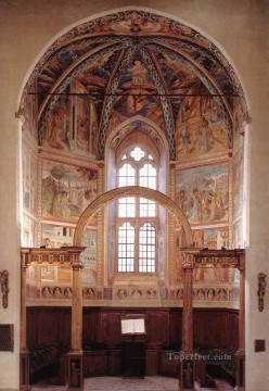 ベノッツォ・ゴッツォーリの主後陣礼拝堂の眺め Oil Paintings